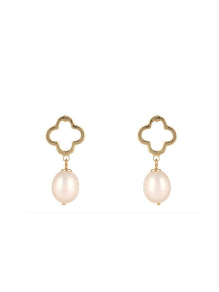 Cutout Clover Earring