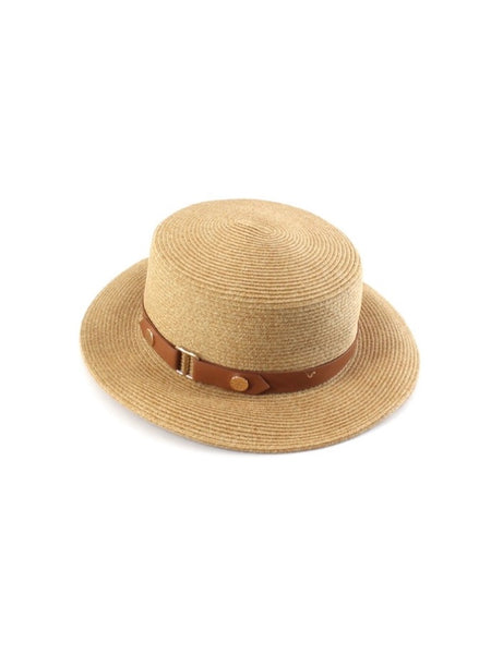 Buckle Straw Hat