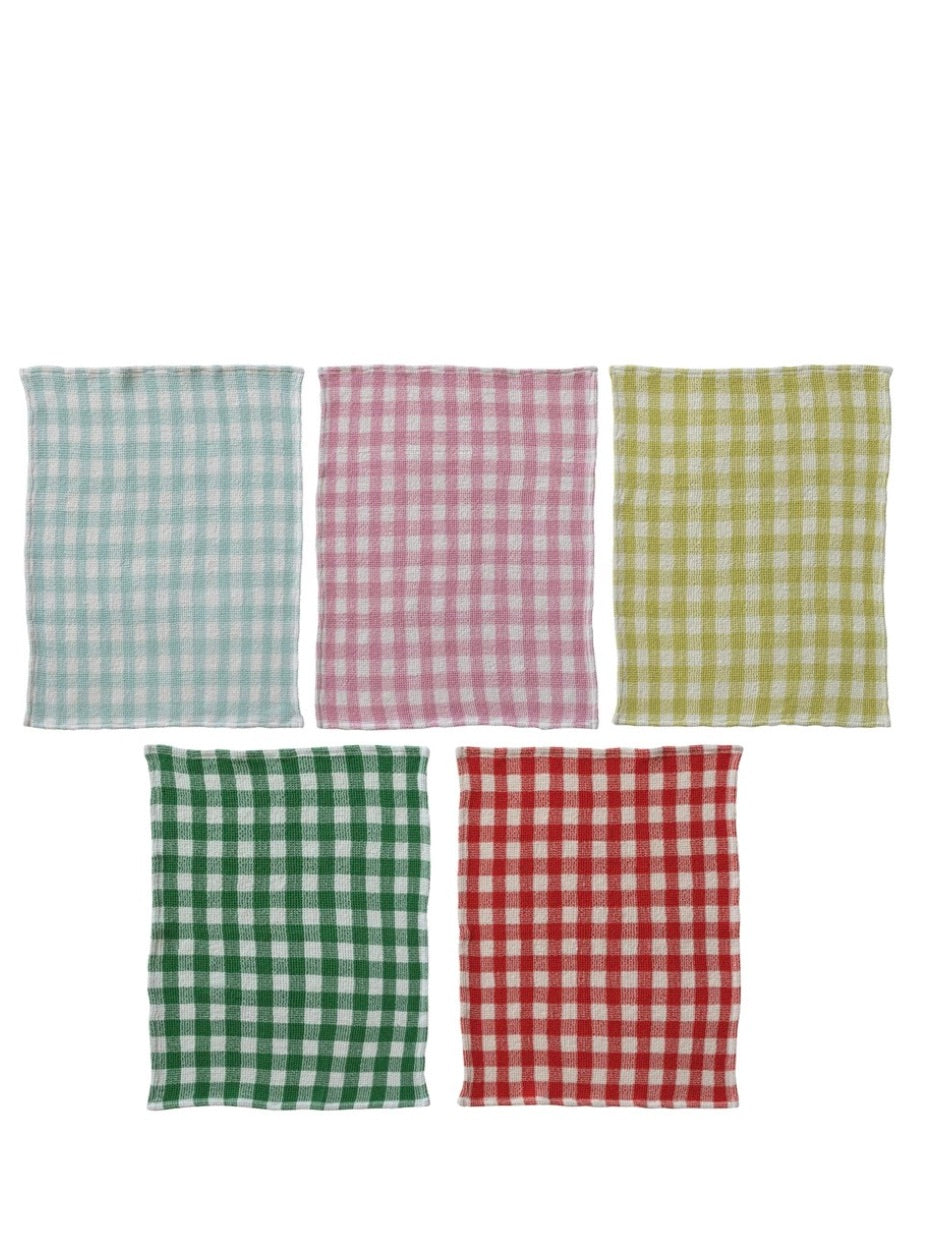 Gingham Cotton Tea Towel