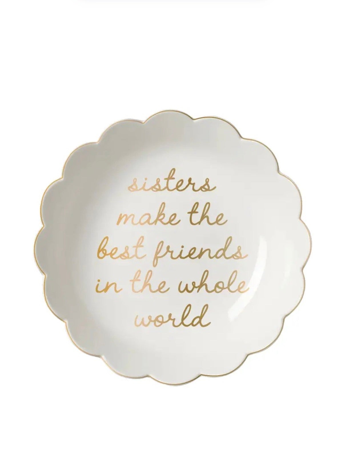Sisters Ceramic Trinket Tray