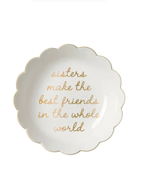 Sisters Ceramic Trinket Tray