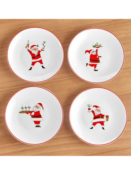 Cocktails with Santa Plates