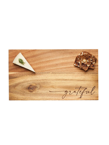 14" x 8" Modern Rectangle Grateful Board