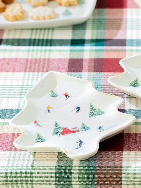 Winter Ski Slope Tree Tray