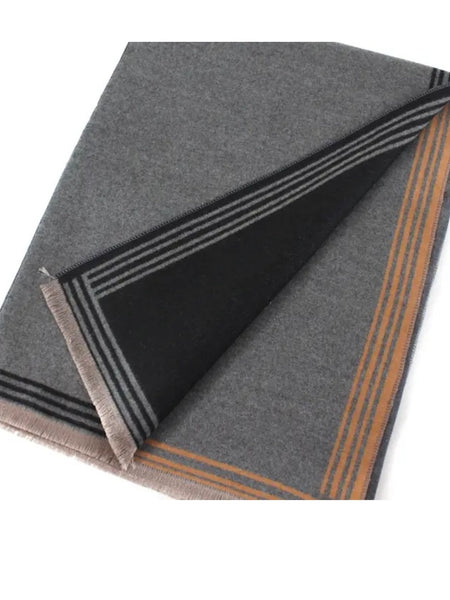 Grey Reversible Scarf