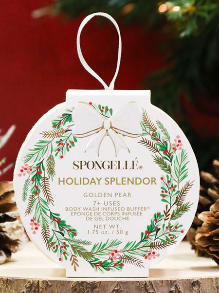 Holiday Wreath Spongelle