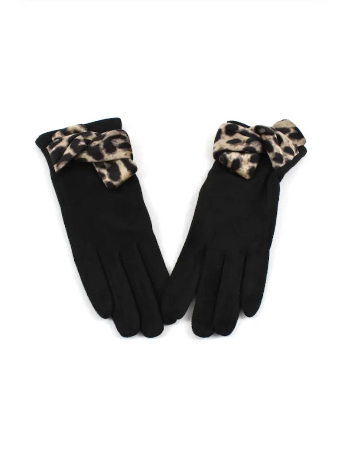 Vivian Leopard Gloves