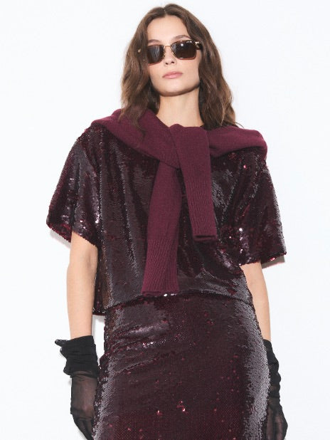 Logan Sequin Top
