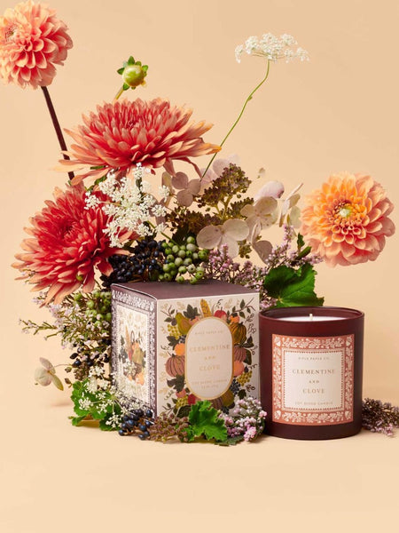 Clementine & Clove 9oz. Glass Candle