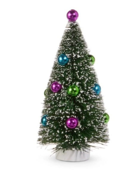 Bottle Brush Tree with Ornaments