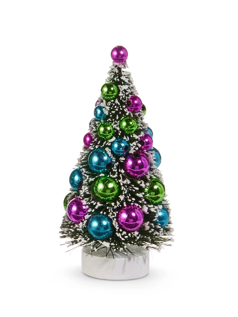 Bottle Brush Tree with Ornaments