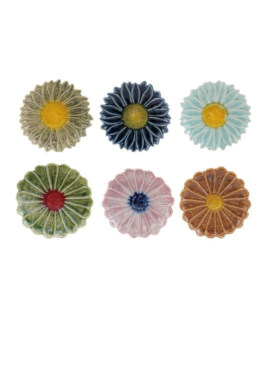 Stoneware Flower Shaped Plate