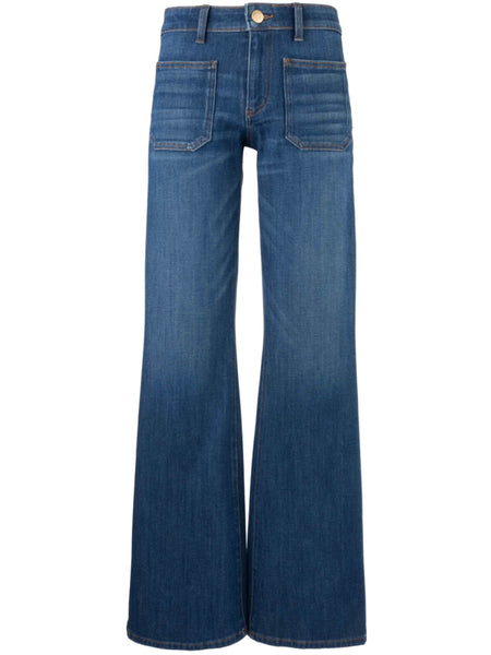 Kut Jeans : Ana High Rise Flare with Patch Pockets Reg Hem