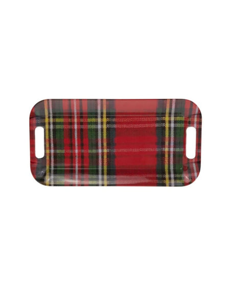 Classic Check Christmas Melamine Tray