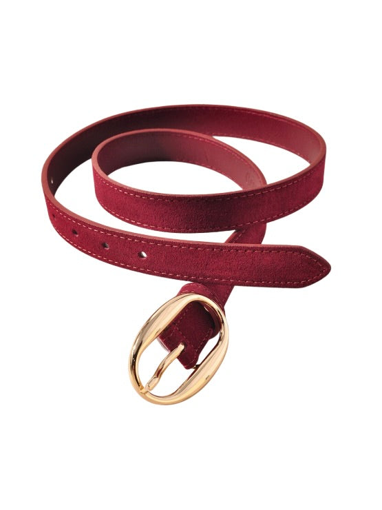 Oval Suede Belt