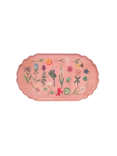 Scalloped Enamel Tray