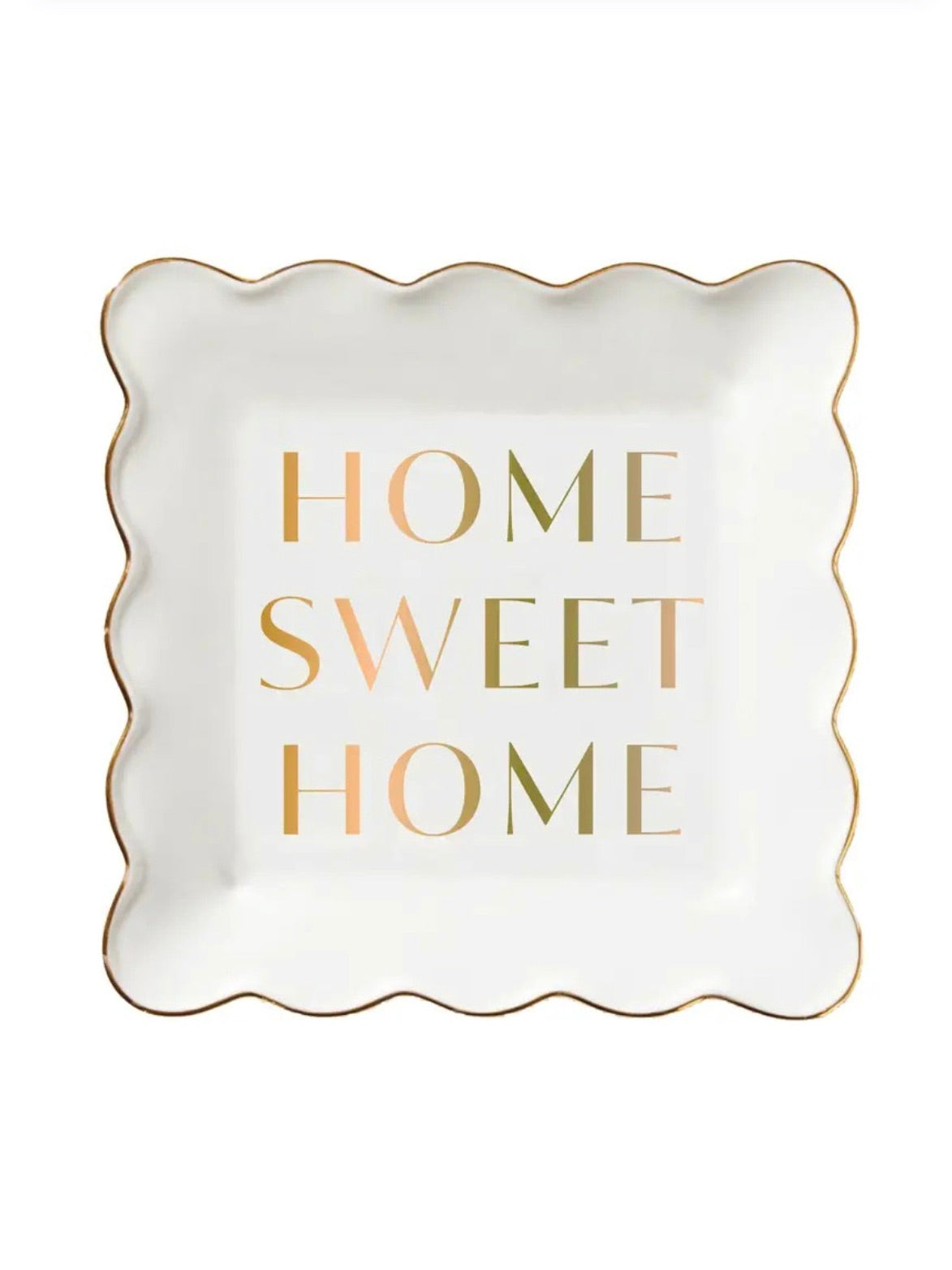 Ceramic Trinket Tray- Home Sweet Home