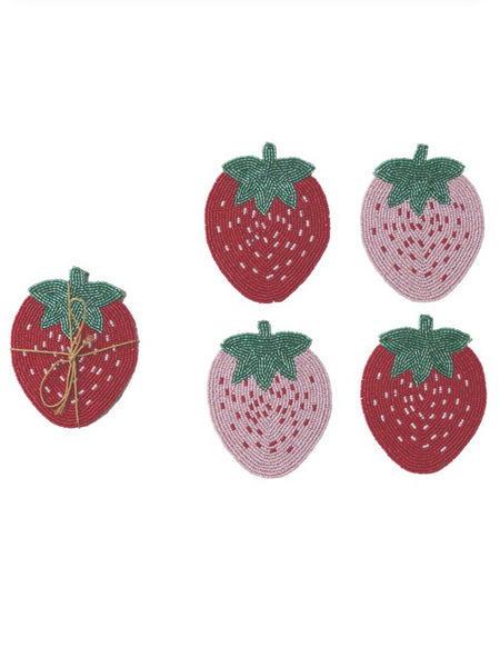 Beaded Berry Coaster Set