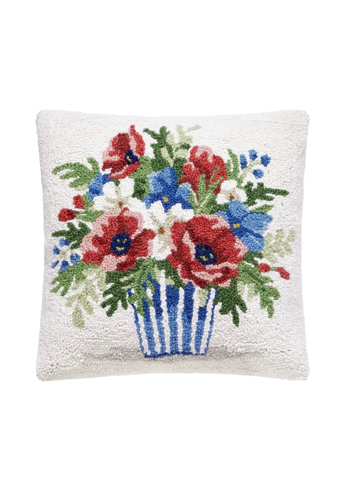 Patriotic Poppies Pillow