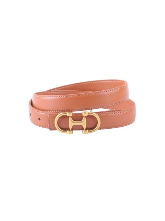 Stitched Horsebit Belt
