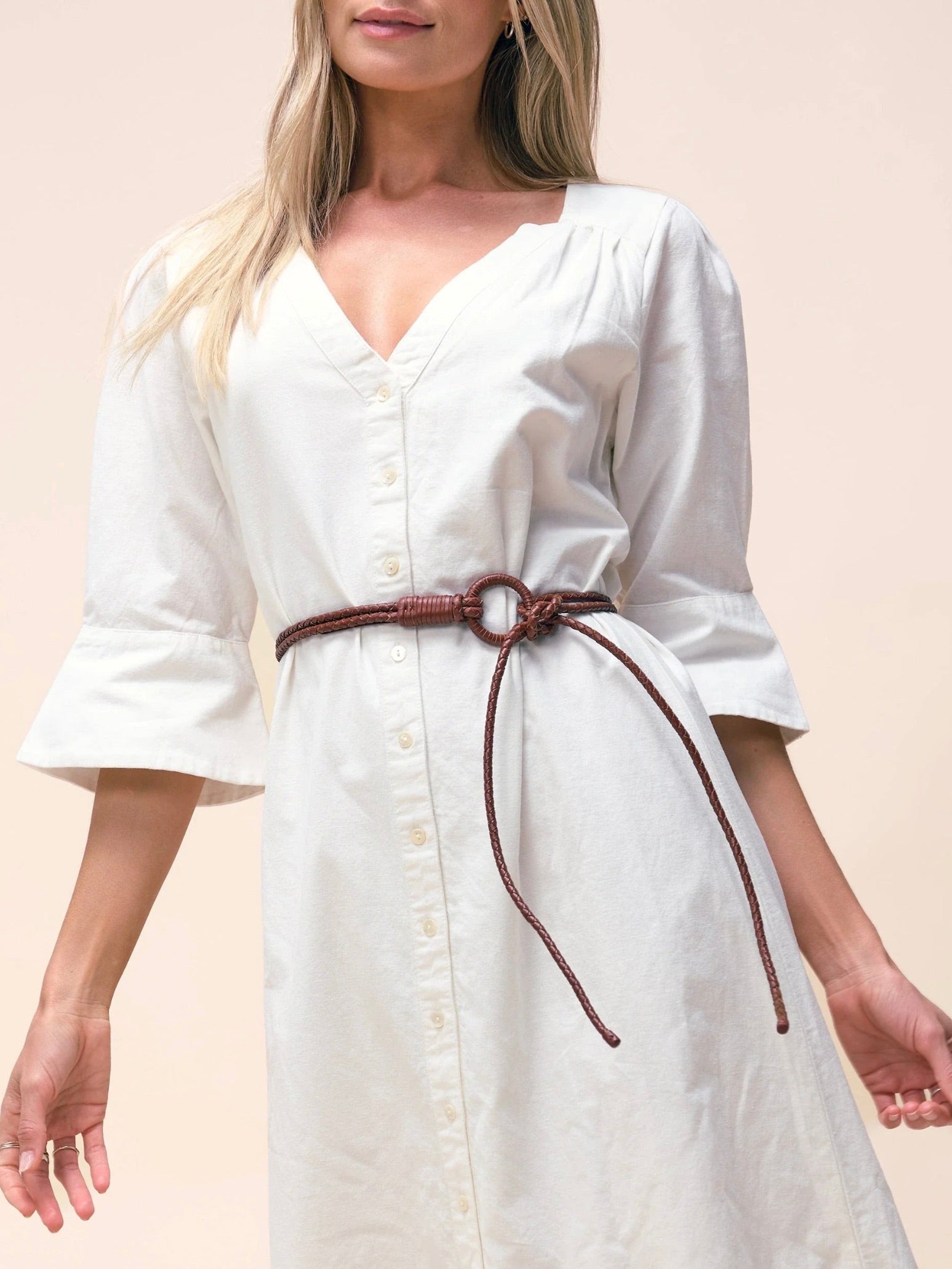 {Cleobella} Loop Leather Belt