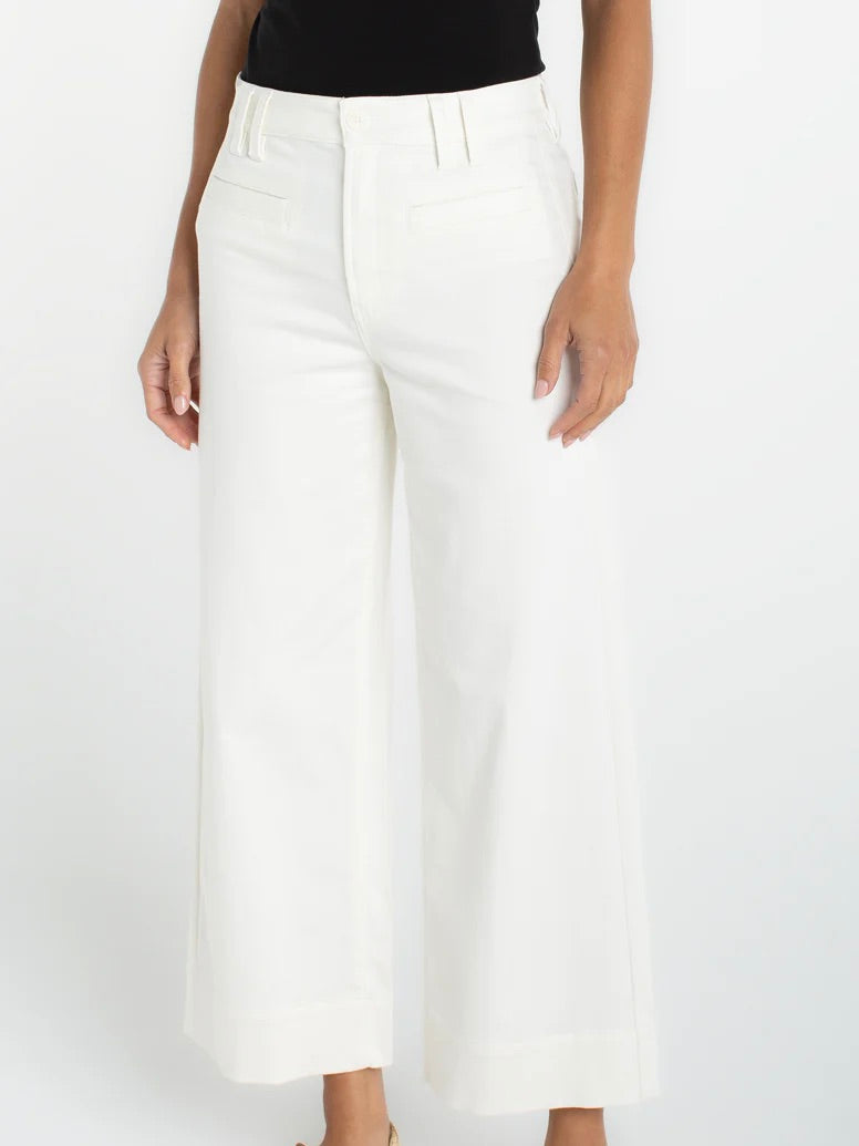 {Liverpool} High Rise Crop Wide Leg