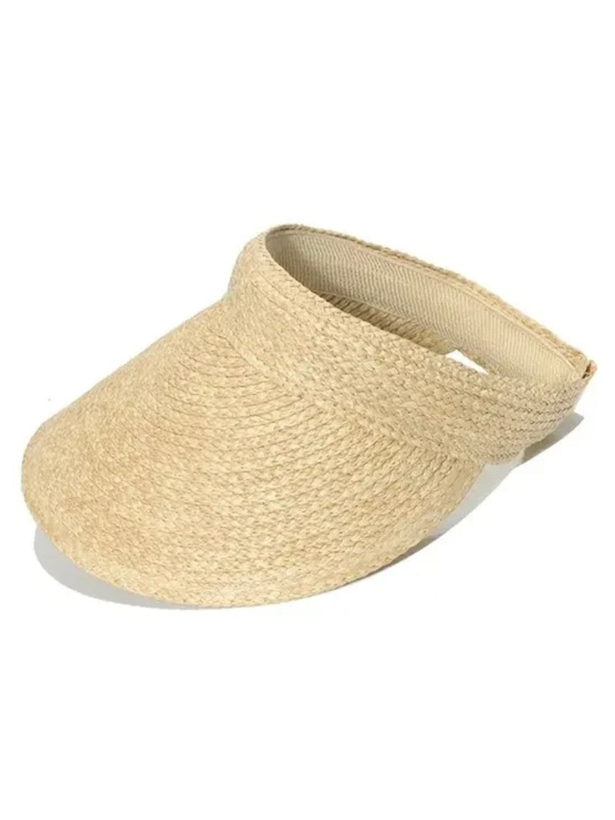 Summer Raffia Visor