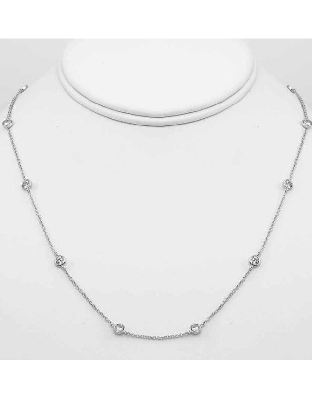 Diamond By The Yard Necklace