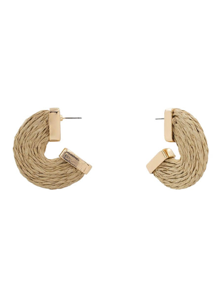 Raffia Hoops