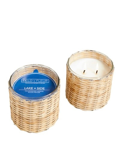 Hillhouse Naturals 2 Wick Handwoven Candle