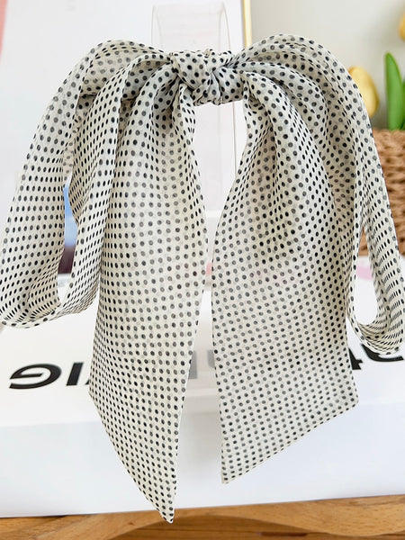 Polka Dot Bow Clip