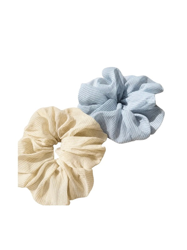 Gingham Mega Scrunchie