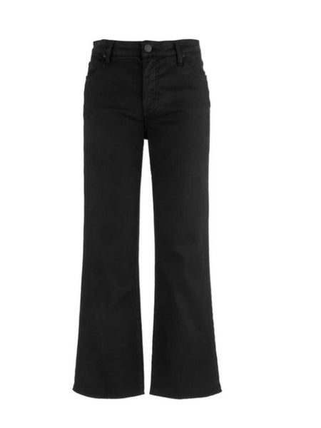 Kut Jeans Kelsey High Rise Ankle Flare with Raw Hem