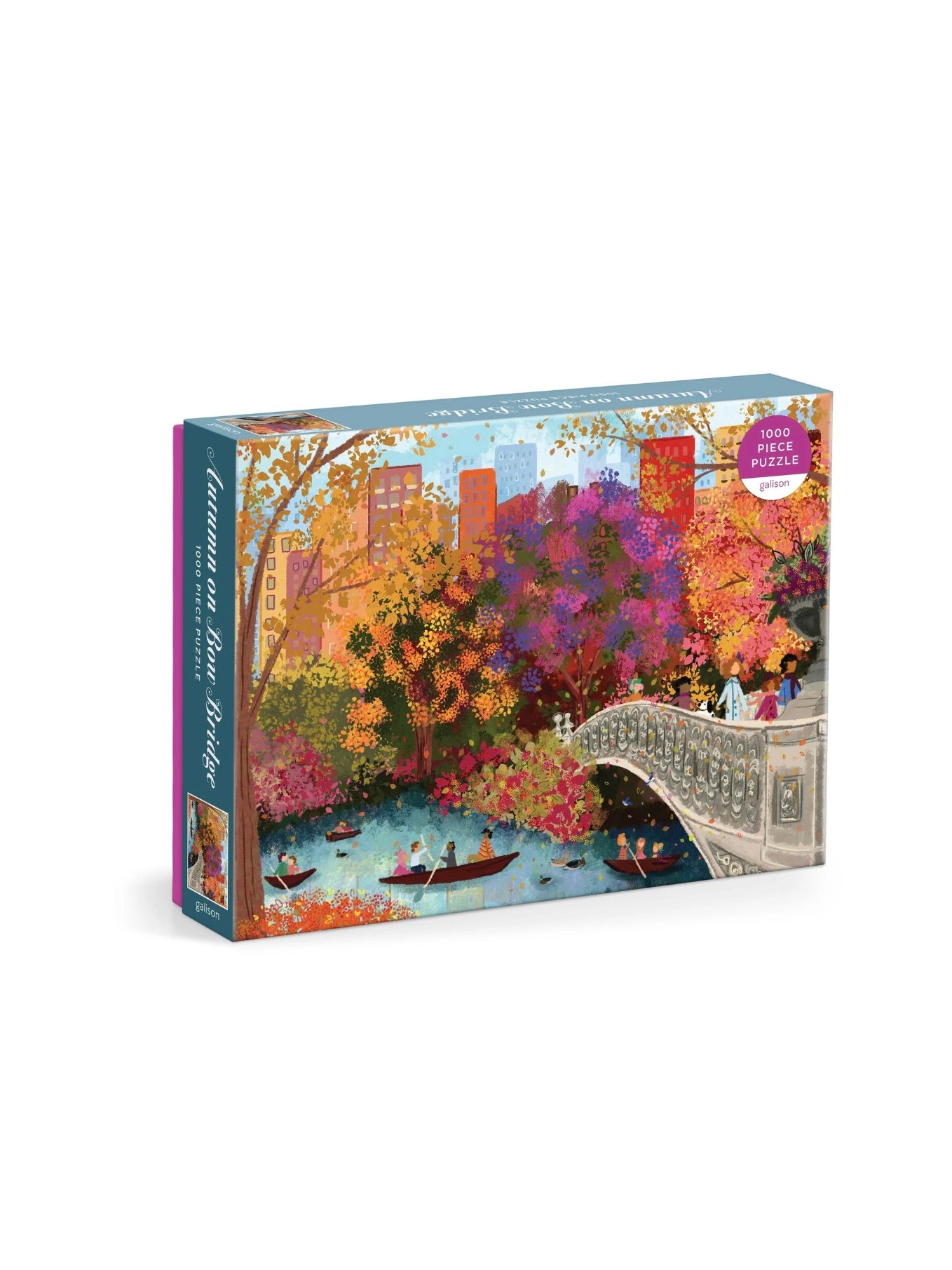 Joy Laforme Autumn on Bow Bridge 1000 Piece Puzzle