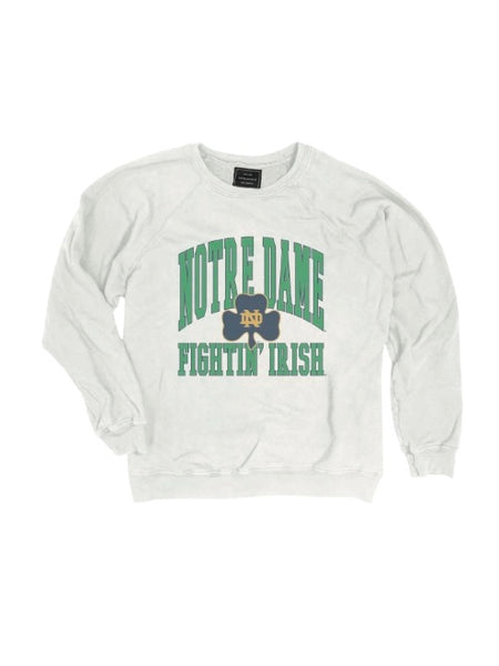 **PRE ORDER** Custom Notre Dame Fightin' Irish Vintage Reverse Terry Slub Crewneck