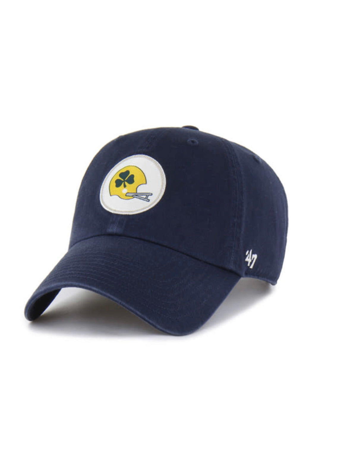 Notre Dame Shamrock Helmet Clean Up Cap