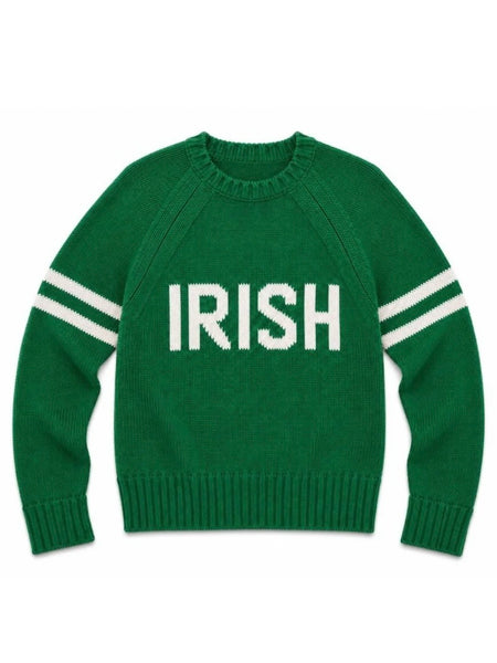 * PRE-ORDER * Irish Collegiate Crewneck Sweater - Green