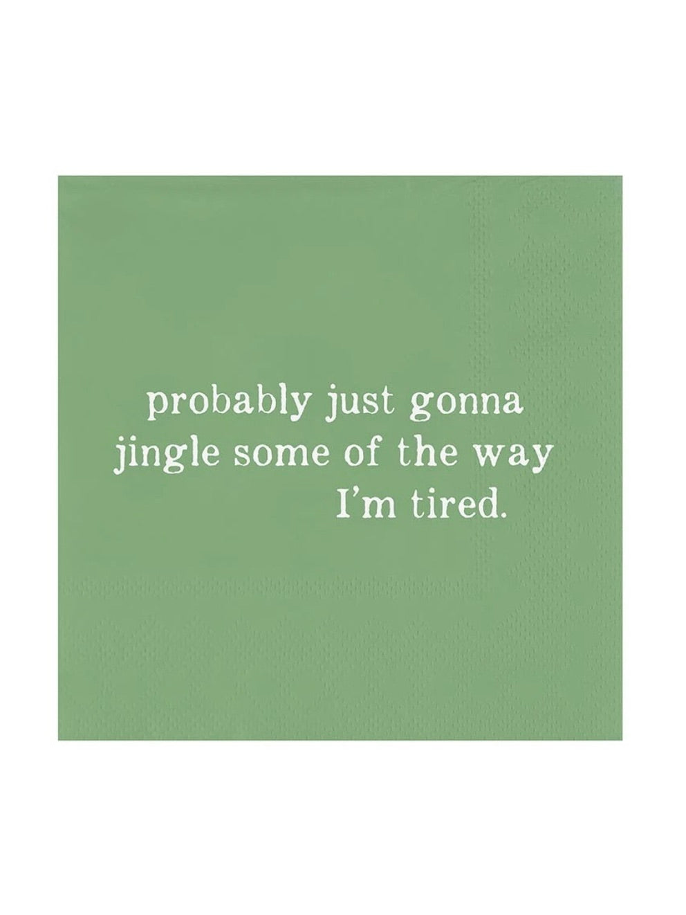 Just Jingle Cocktail Napkin