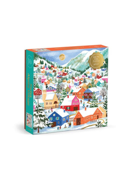 Swiss Alpine Village 500pc Foil Puzzle