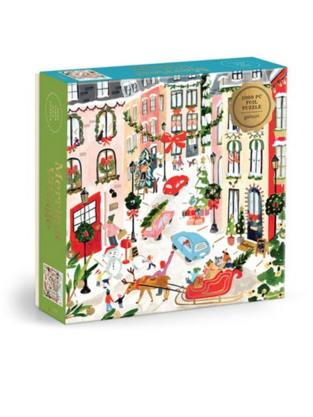 Merriest Village 1000PC Foil Puzzle