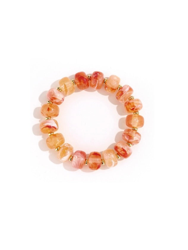 Gem Glow Bead Bracelet