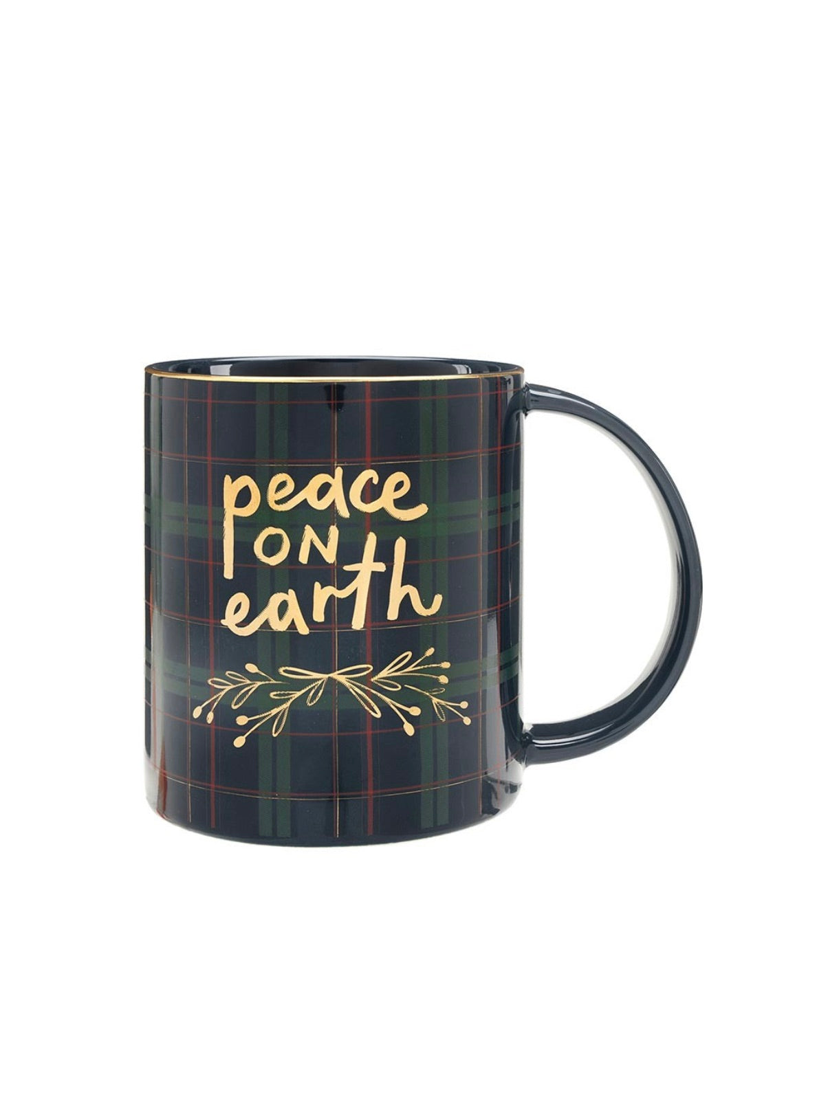 Wide Handle Holiday Mug