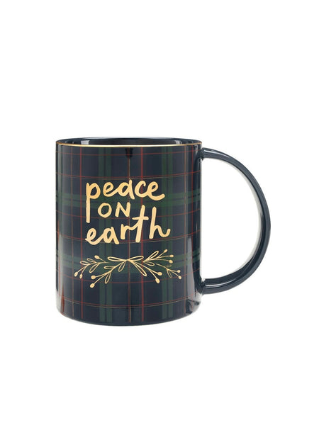 Wide Handle Holiday Mug