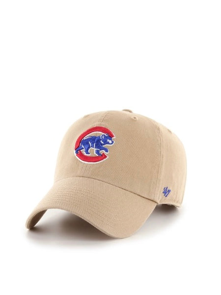 Chicago Cubs Embroidered Logo Clean Up Baseball Cap