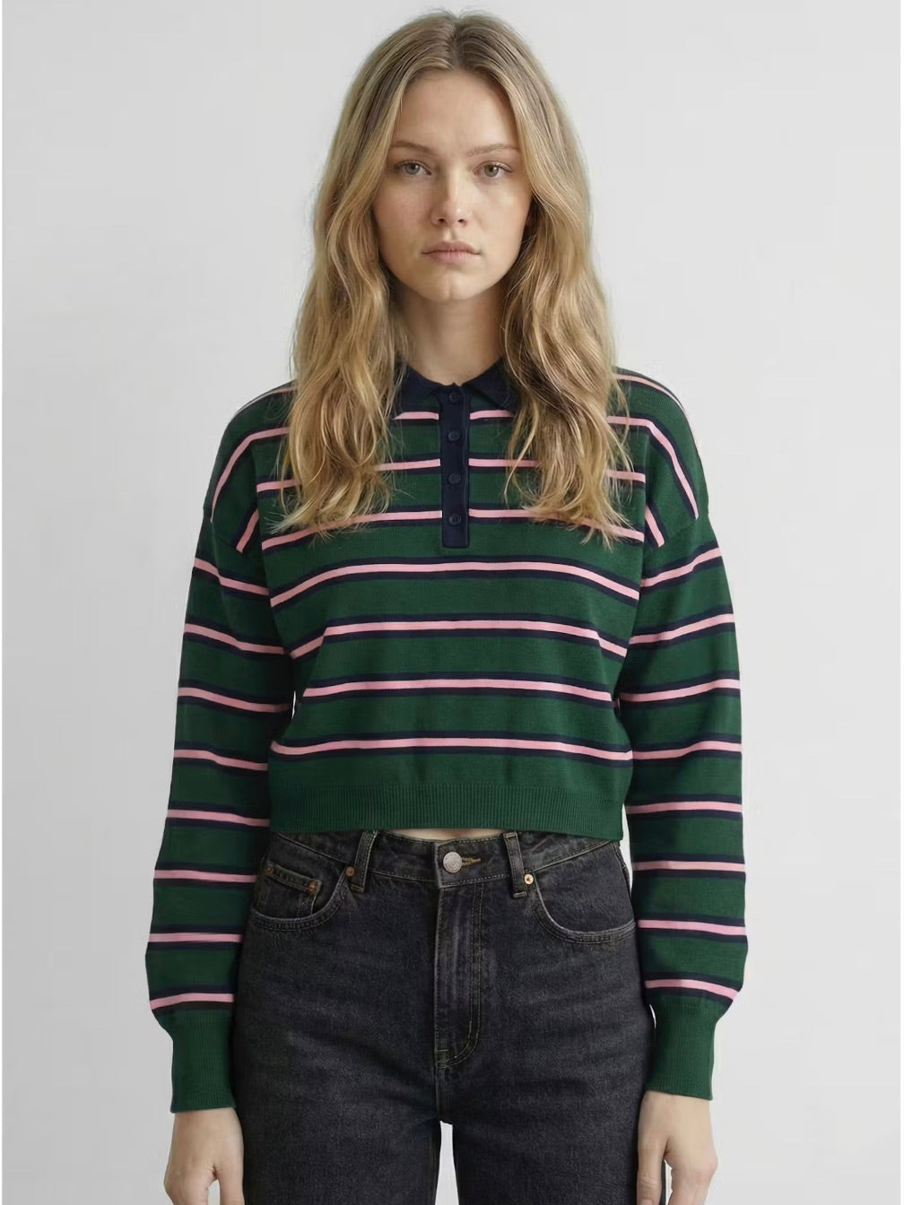 Elbrus Striped Polo Sweater