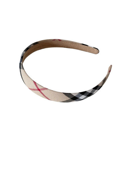 Plaid Non Slip Thin Headband