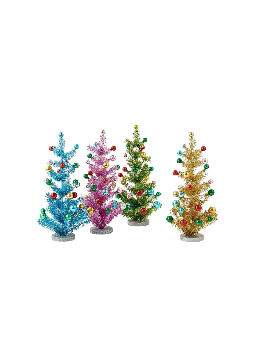 Tinsel Tabletop Tree