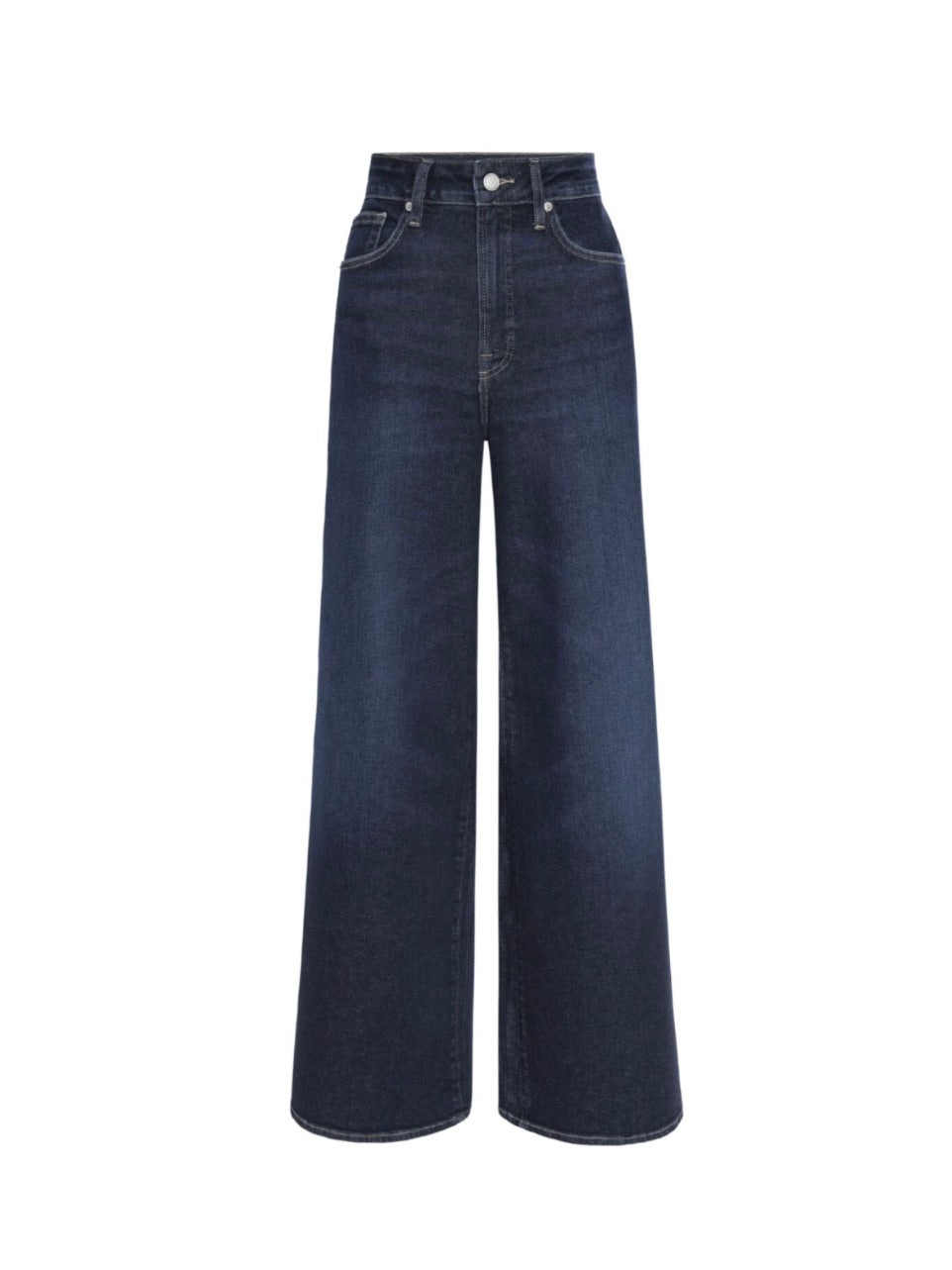 Good American Good Waist Palazzo Ankle Jeans