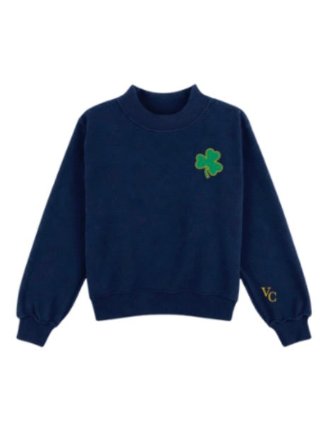 Go Irish Idioms Puff Print Mockneck