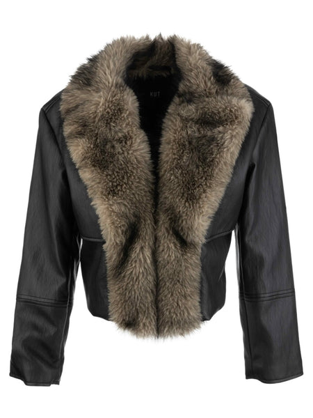 Kut from the Kloth Lexi Fur Trim Jacket